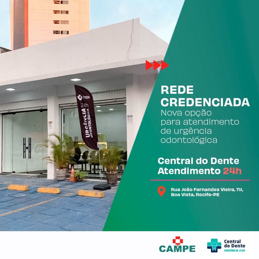 Imagem de Capa - Central do Dente é nova parceira da CAMPE para urgências odontológicas