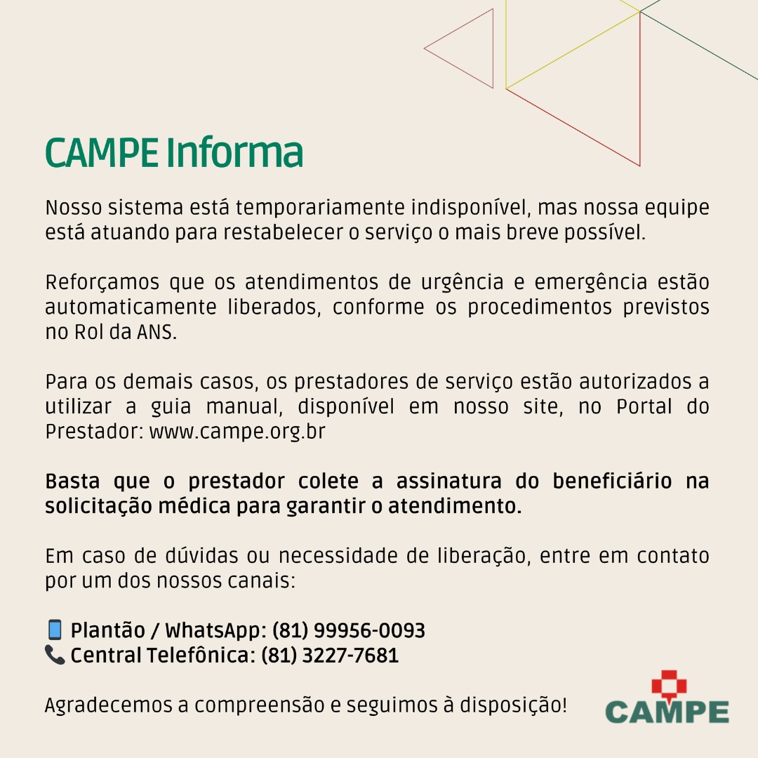 Imagem de Capa - Sistema Temporariamente Fora do Ar