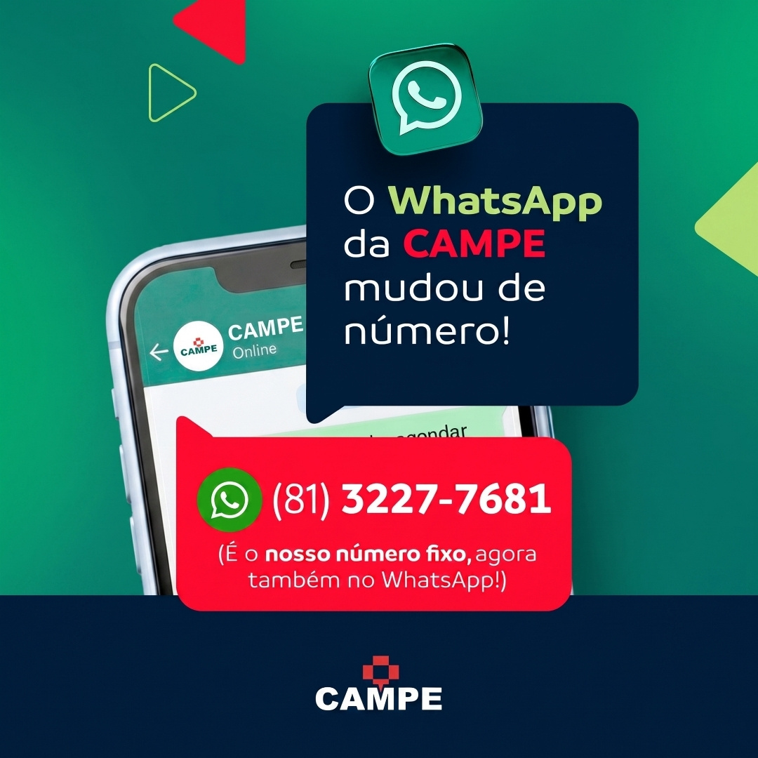 Imagem de Capa - CAMPE passa a atender em novo número de WhatsApp em setembro